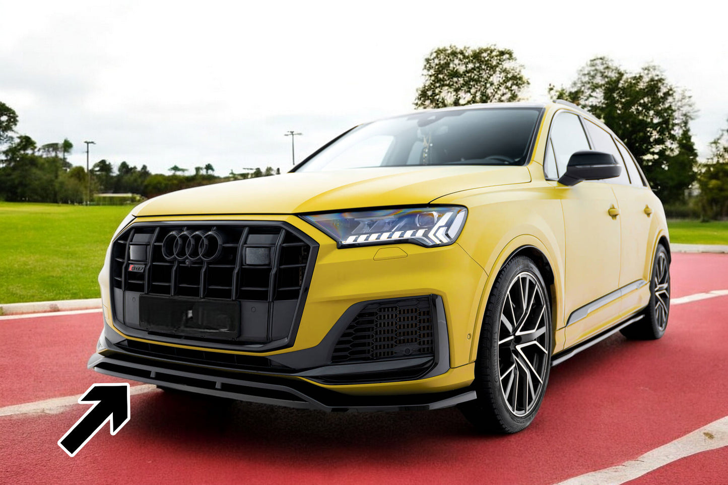 💫Splitter anteriore adatto per Audi SQ7 /Q7 S-Line Mk2 (4M) Facelift💫