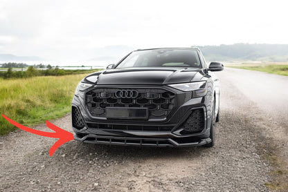 🤩Splitter anteriore adatto per Audi SQ8 / Q8 S-Line Mk1 Facelift🤩