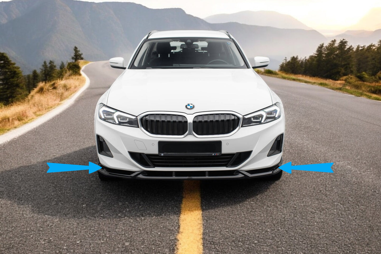 🔥Splitter Anteriore V.1 Adatto Per  BMW 3 Sedan / Touring G20 / G21 Facelift🔥