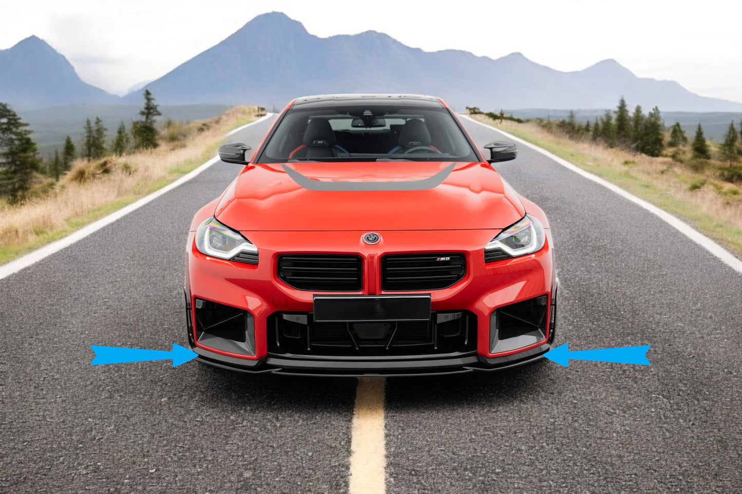 🔥Splitter Anteriore V.1 Adatto Per  BMW M2 M-Performance G87🔥