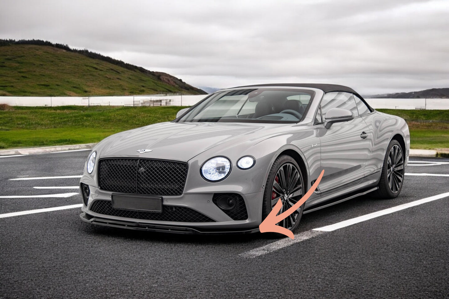 🔥Splitter Anteriore Adatto Per Bentley Continental GT Mk3🔥