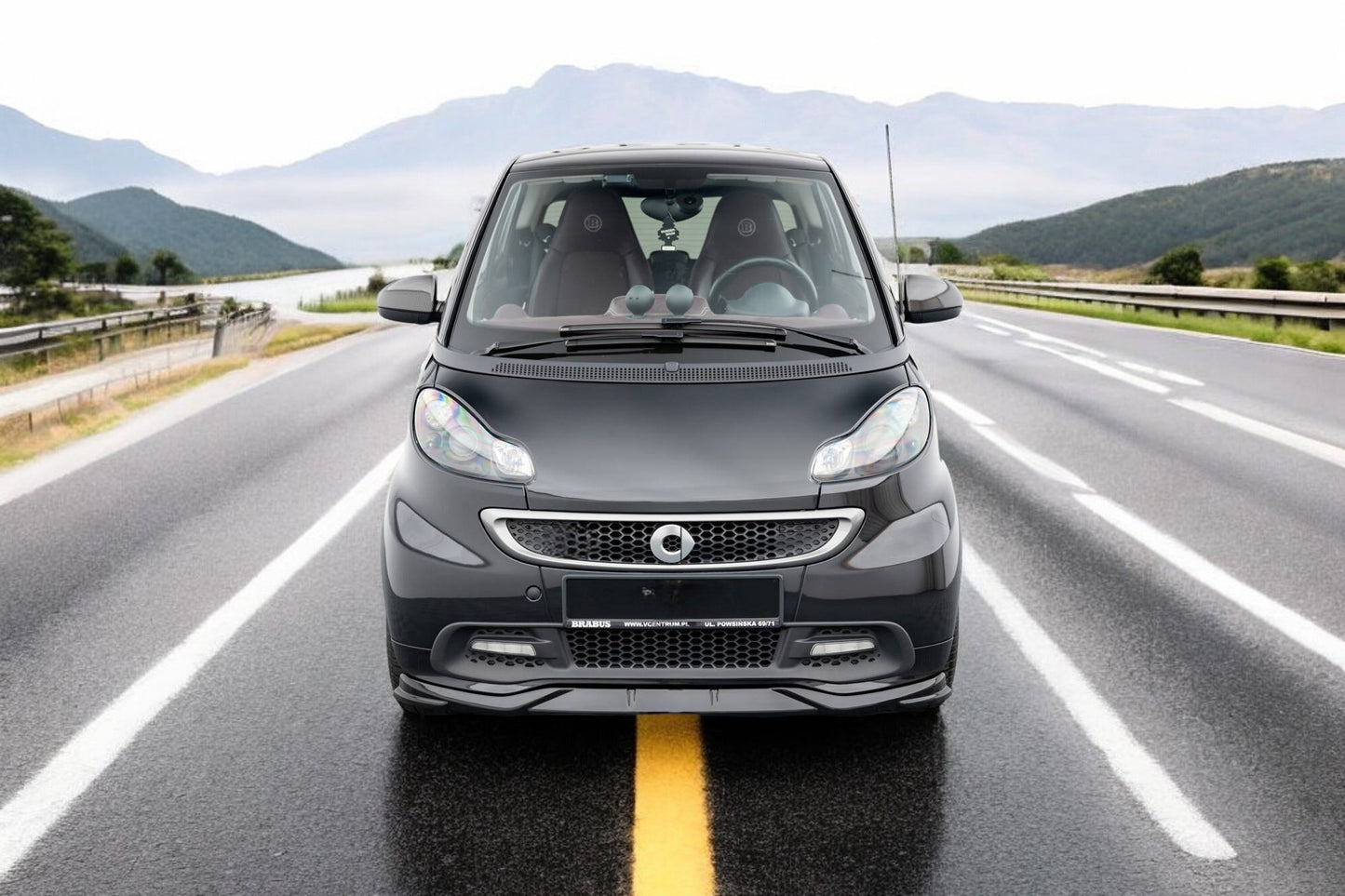 💎💎Splitter anteriore ADATTO PER  Brabus Smart Fortwo C451 Facelift💎💎