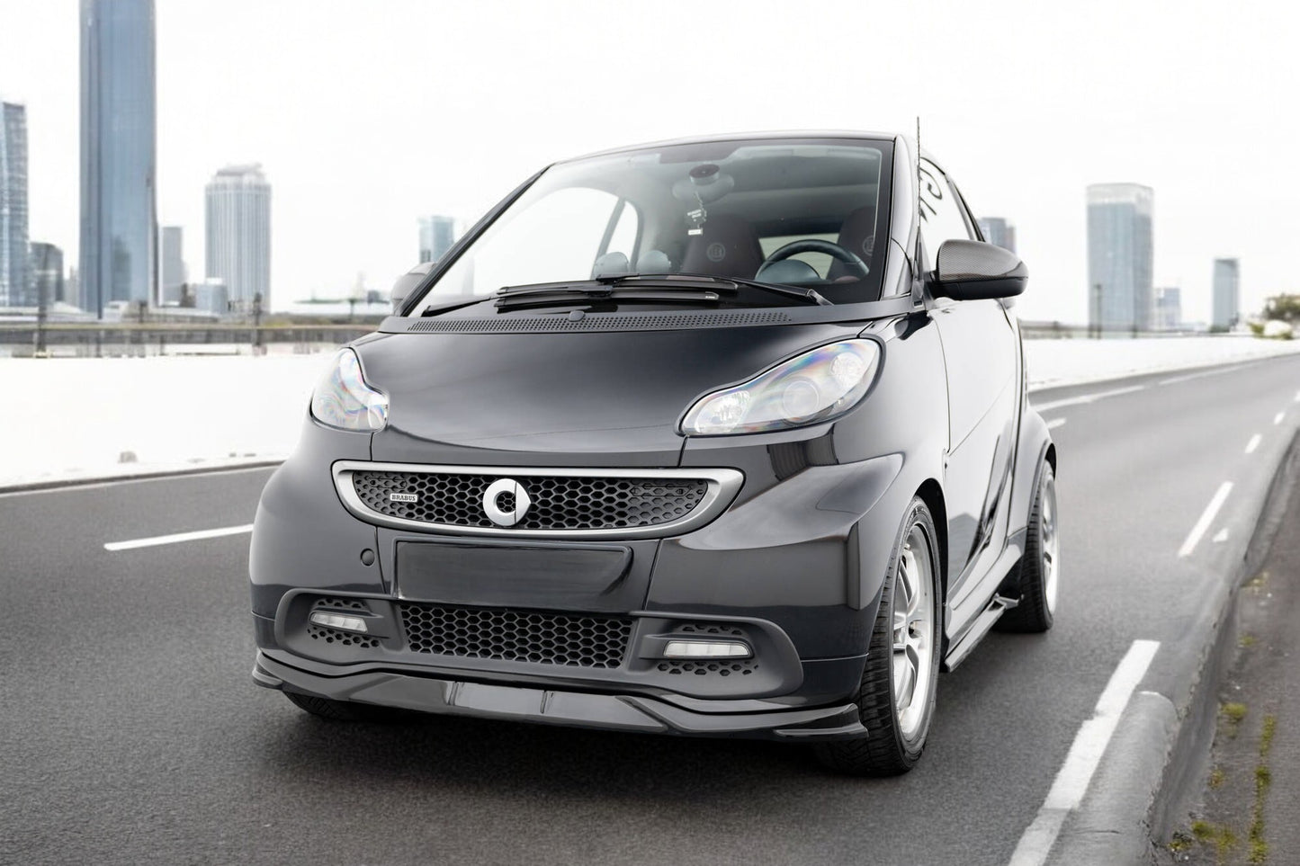 💎💎Splitter anteriore ADATTO PER  Brabus Smart Fortwo C451 Facelift💎💎