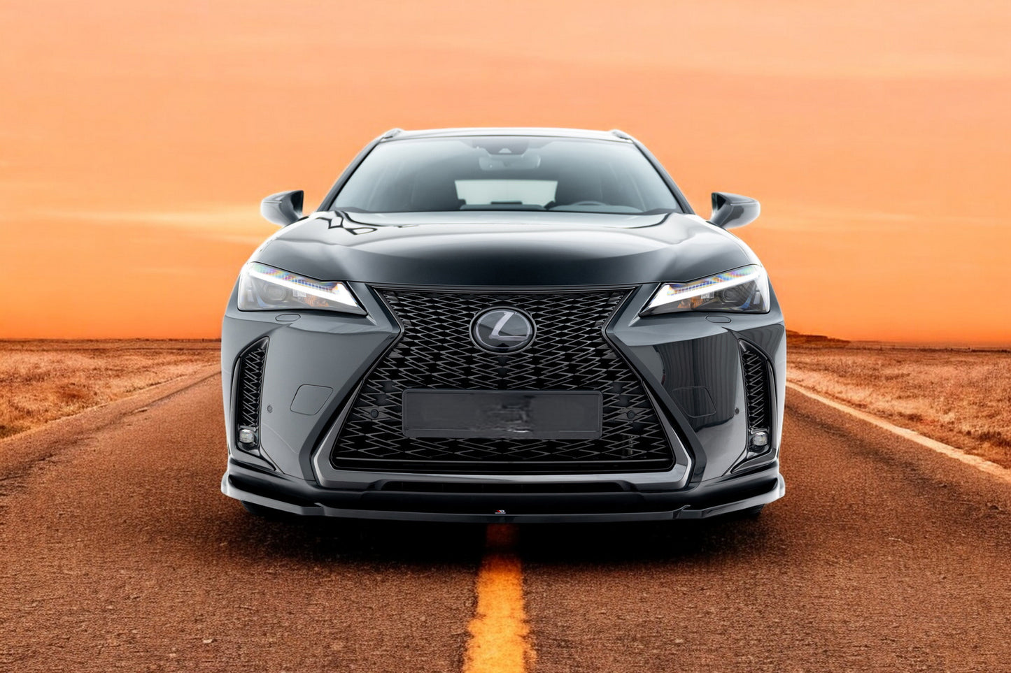 ⭐Splitter anteriore Adattto Per Lexus UX F-Sport Mk1⭐