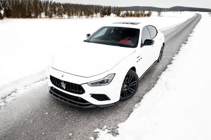 🔥Front Splitter Adatto Per Maserati Ghibli Modena Mk3 Facelift🔥