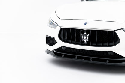 💫ART.9046 Splitter Anteriore Maserati Ghibli Modena Mk3 Facelift💫