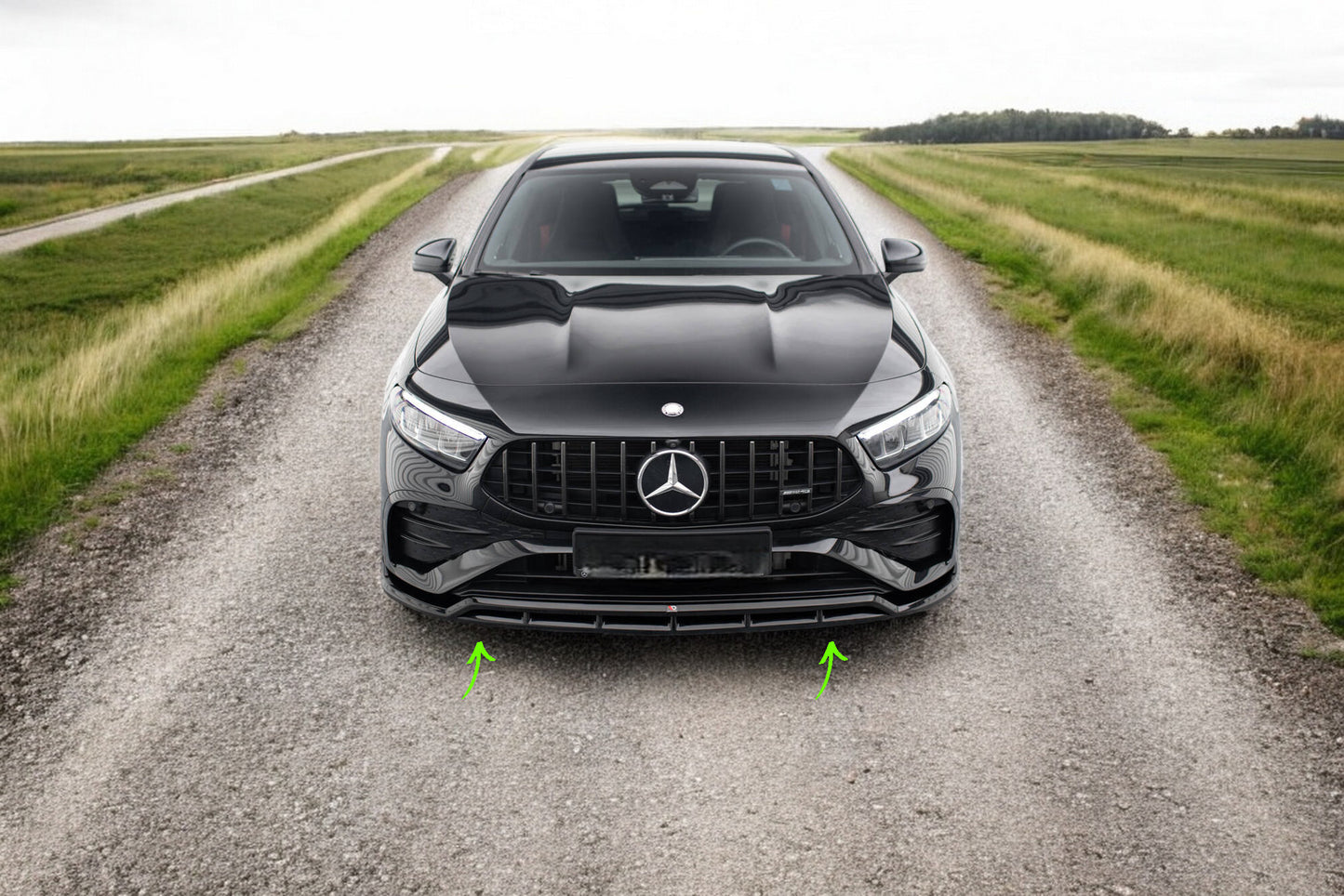 💥splitter adatto per mercedes classe A w177 restyling a35 2024+ facelift💥