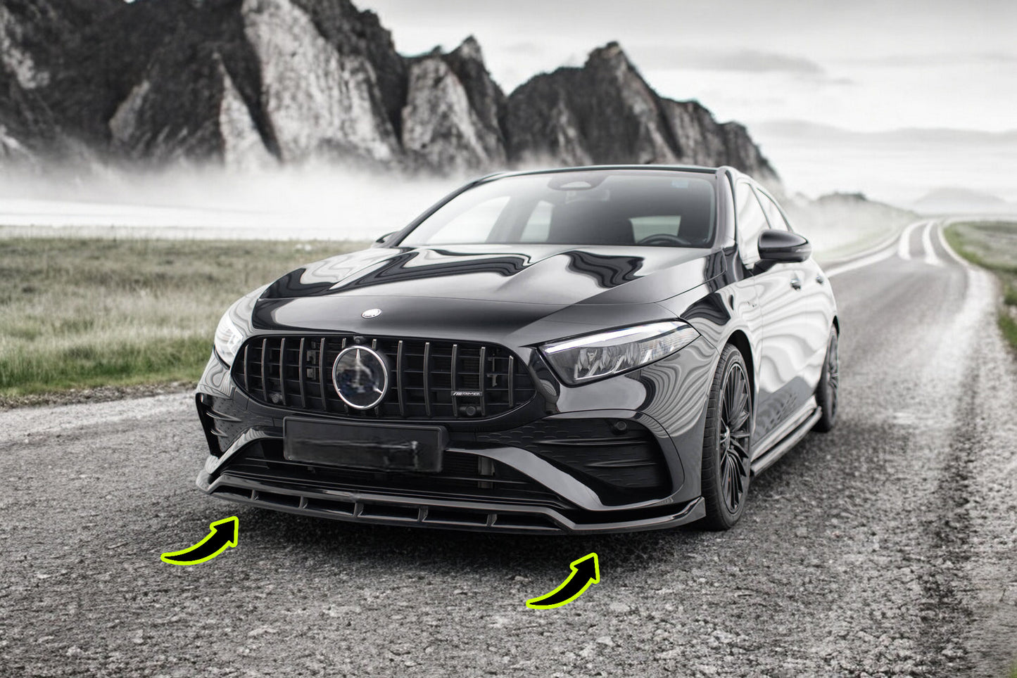 2107 🔥Front Splitter Suitable for Mercedes-AMG A35 W177 Facelift🔥 