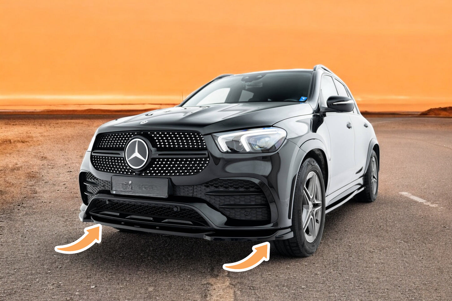 🔥Front splitter suitable for Mercedes-AMG / AMG-Line GLE SUV W167🔥