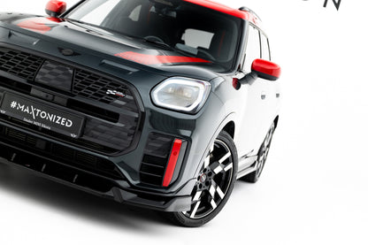 💫ART.9008 Splitter Anteriore Nero Lucido per Mini Countryman JCW U25💫