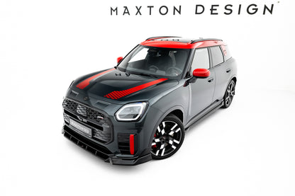 💫ART.9008 Splitter Anteriore Nero Lucido per Mini Countryman JCW U25💫