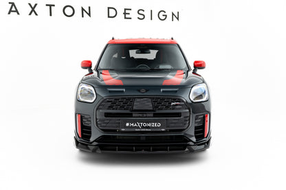 💫ART.9008 Splitter Anteriore Nero Lucido per Mini Countryman JCW U25💫