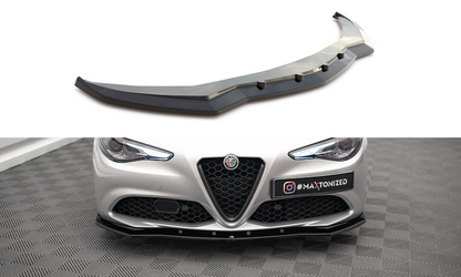 SPLITTER ANTERIORE ADATTO COMPATIBILE PER V.1 ALFA ROMEO GIULIA SPORT 2016 -