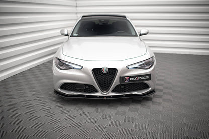 SPLITTER ANTERIORE ADATTO COMPATIBILE PER V.1 ALFA ROMEO GIULIA SPORT 2016 -