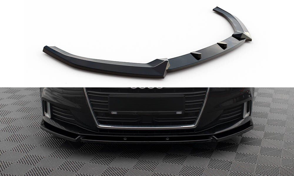 😍Splitter anteriore V.1 Adatto Per Audi A3 Sportback 8V Facelift😍