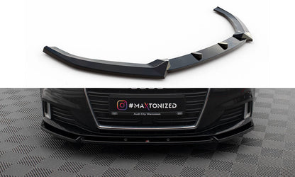 SPLITTER ANTERIORE ADATTO PER V.1 AUDI A3 SPORTBACK 8V RESTYLING 2016-2020