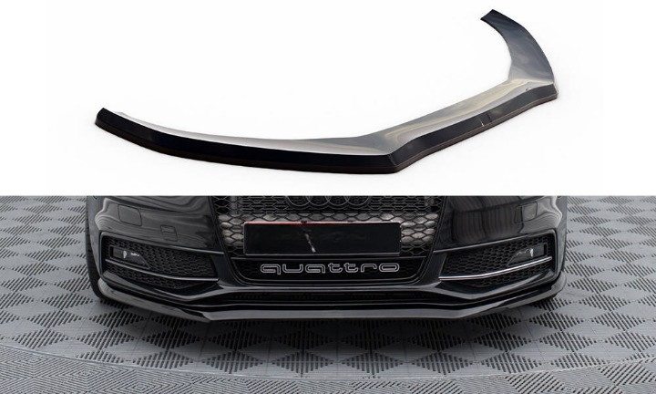 ⭐Splitter anteriore V.1 adatto per Audi A4 S-Line / S4 B8 Facelift⭐
