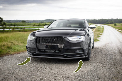 ⭐Splitter anteriore V.1 adatto per Audi A4 S-Line / S4 B8 Facelift⭐