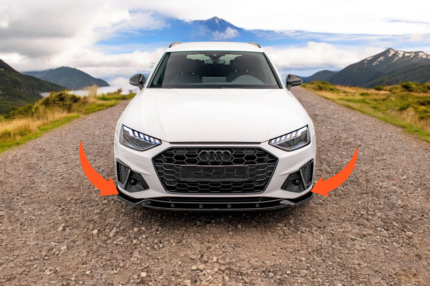 🔥Front splitter V.1 Audi A4 S-Line / S4 B9 Facelift🔥