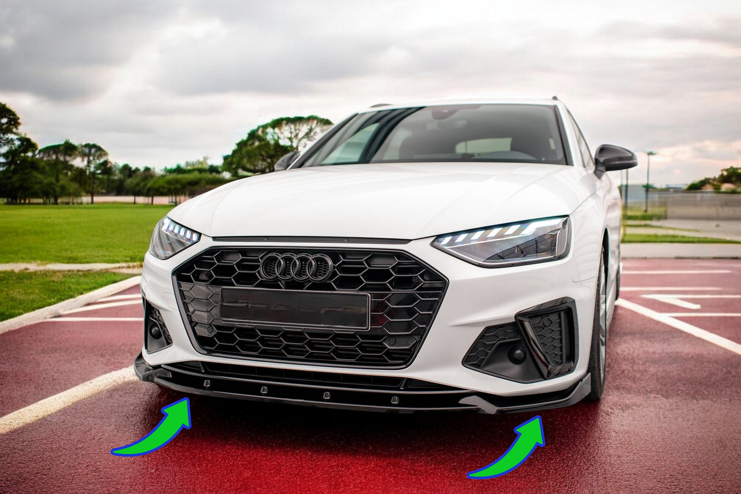 🔥Splitter anteriore V.1 Audi A4 S-Line / S4 B9 Facelift🔥