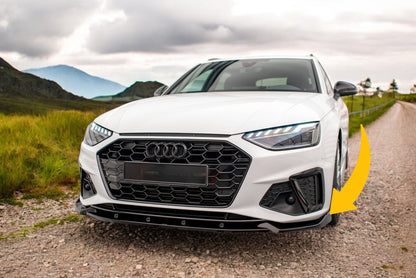 🌺Front splitter V.1 suitable for Audi A4 S-Line / S4 B9 Facelift🌺