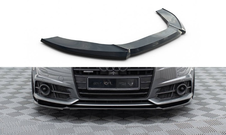 ⭐Splitter anteriore V.1 adatto per Audi A6 / A6 C7 S-line / S6 C7 Facelift⭐