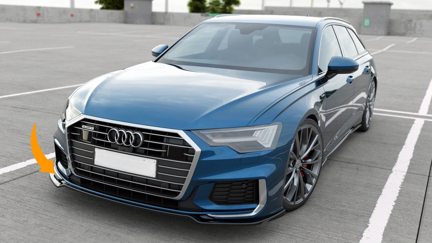 🔥Splitter Anteriore V.1 Adatto Per Audi A6 S-Line / S6 C8 / C8 Facelift🔥