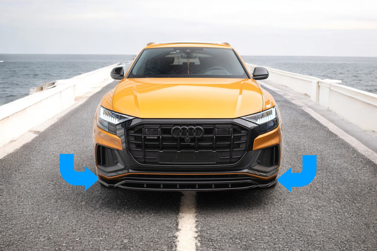 🔥Splitter Anteriore V.1 Adatto Per Audi Q8 S-line / SQ8 Mk1🔥