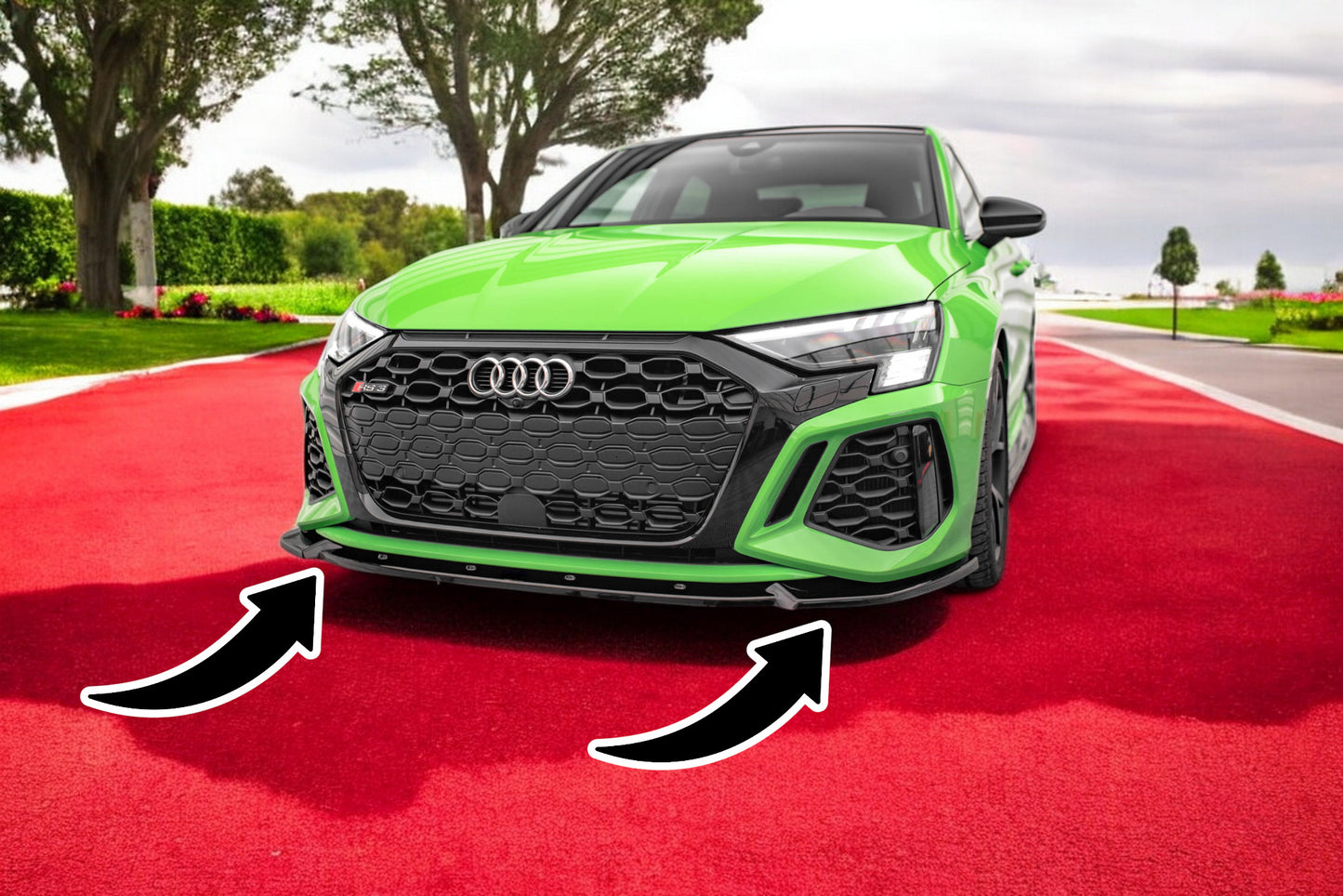 ⭐Front Splitter V.1 suitable for Audi RS3 Sedan 8Y⭐