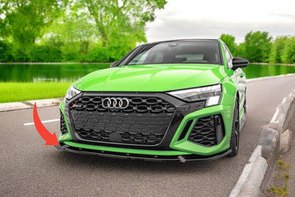 😎Splitter anteriore V.2 adatto per Audi RS3 8Y😎