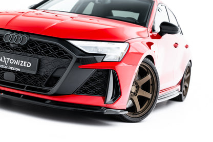 💫ART.8991 Splitter Anteriore V.1 per Audi RS3 Sedan 8Y Facelift 2024💫