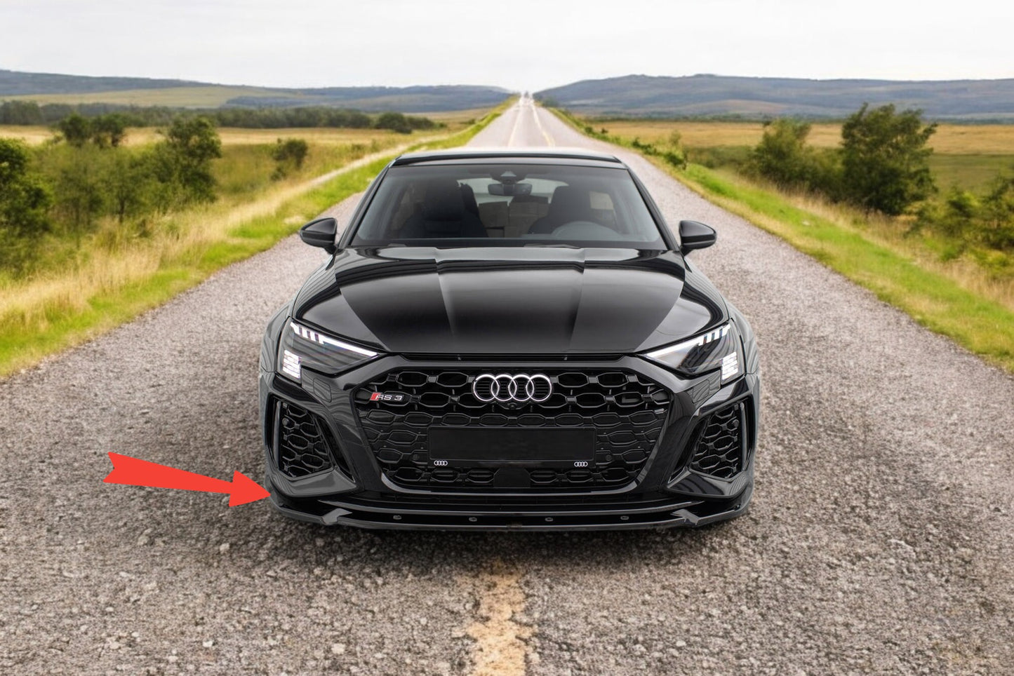 🔥Splitter anteriore V.1 adatto per Audi RS3 Sportback 8Y🔥