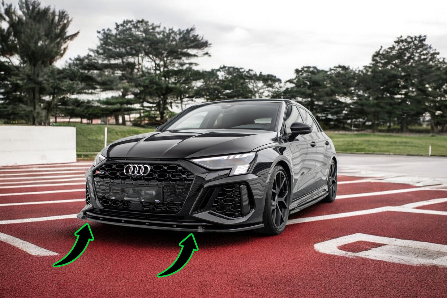 🔥Splitter anteriore V.1 Audi RS3 Sportback 8Y🔥