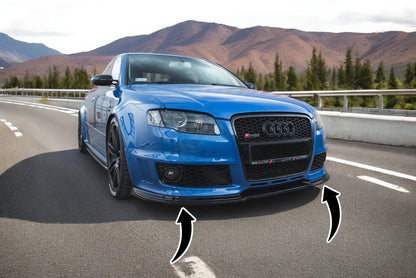 🔥Splitter anteriore V.1 adatto per Audi RS4 B7🔥
