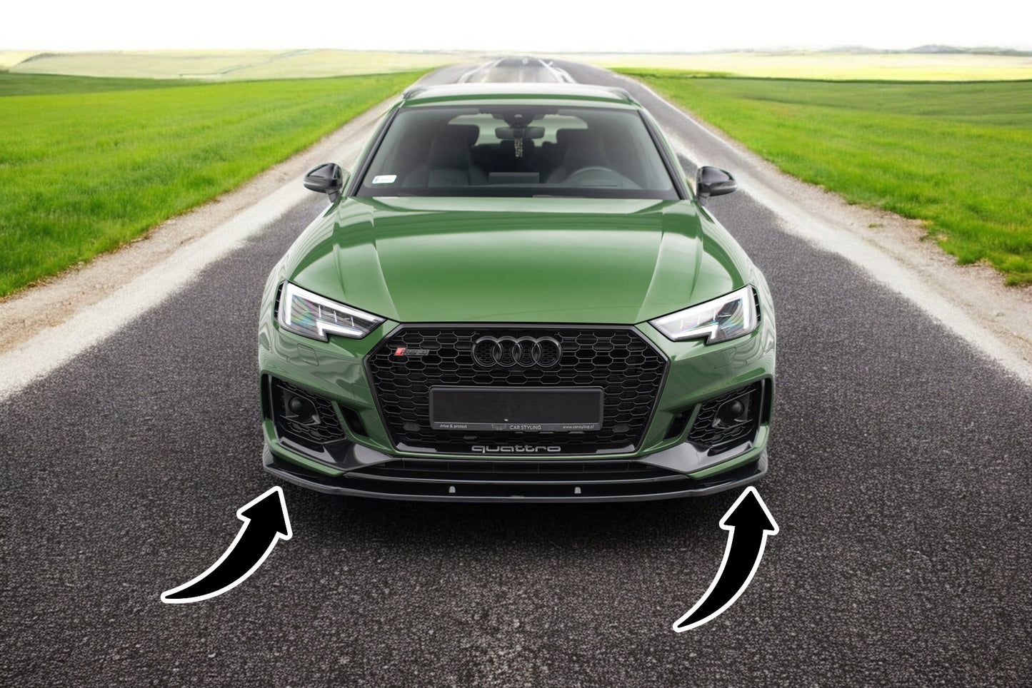 ✨Front Splitter V.1 suitable for Audi RS4 B9✨