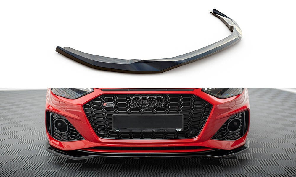 😍Splitter anteriore V.1 ADatto Per Audi RS4 B9 Facelift😍