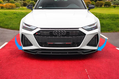 😎Splitter Anteriore V.1 Adatto Per Audi RS7 C8😎