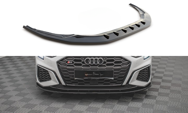 💫Splitter anteriore V.1 adatto per Audi S3 / A3 S-Line 8Y💫