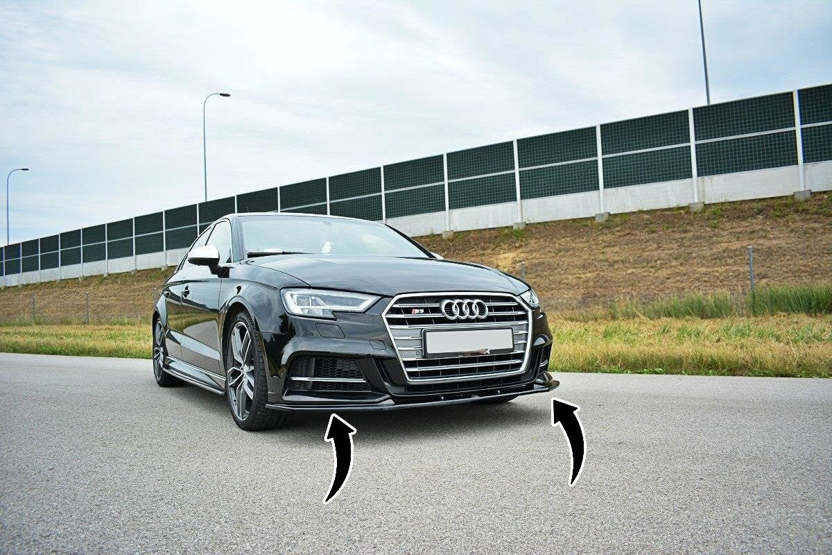 ⭐Splitter anteriore V.1 Audi S3 / A3 S-Line Hatchback / Sportback 8V Facelift⭐