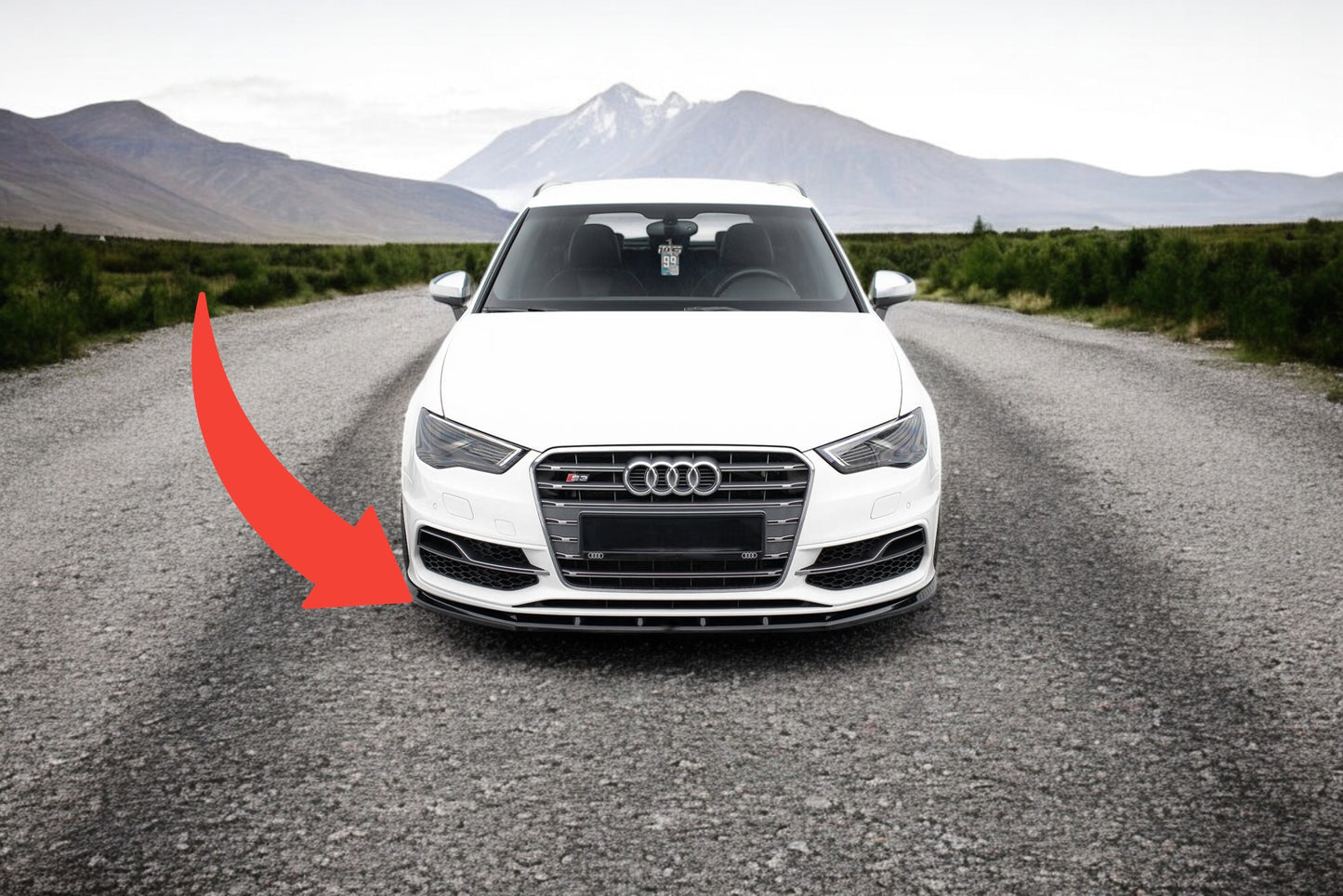 💥Splitter anteriore V.1 Adatto Per Audi S3/A3 S-Line Sportback/Hatchback 8V💥