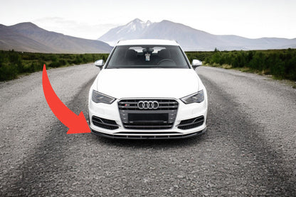 💥Splitter anteriore V.1 Adatto Per Audi S3/A3 S-Line Sportback/Hatchback 8V💥