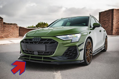 🔥Splitter anteriore V.1 Audi S3 Sportback / A3 S-line Sportback 8Y Facelift🔥