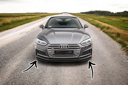 ⭐Splitter anteriore V.1 adatto per Audi S5 / A5 S-Line F5 Coupe / Sportback⭐