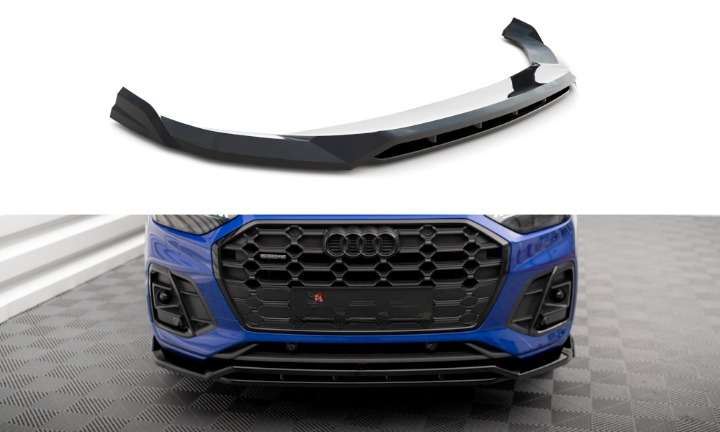 🔥Front splitter V.1 Audi SQ5 / Q5 S-Line SUV / Sportback Mk2 Facelift🔥