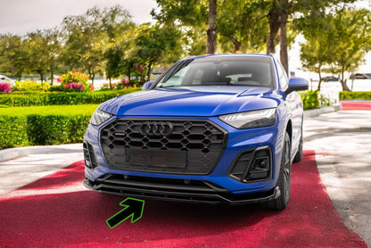 🔥Front splitter V.1 Audi SQ5 / Q5 S-Line SUV / Sportback Mk2 Facelift🔥