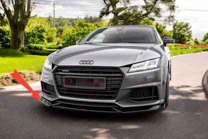 💥Splitter anteriore V.1 Adatto Per Audi TT S / S-Line 8S💥