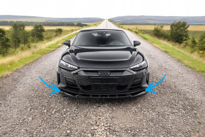 💯Splitter anteriore V.1 adatto per Audi e-Tron GT / RS GT Mk1💯