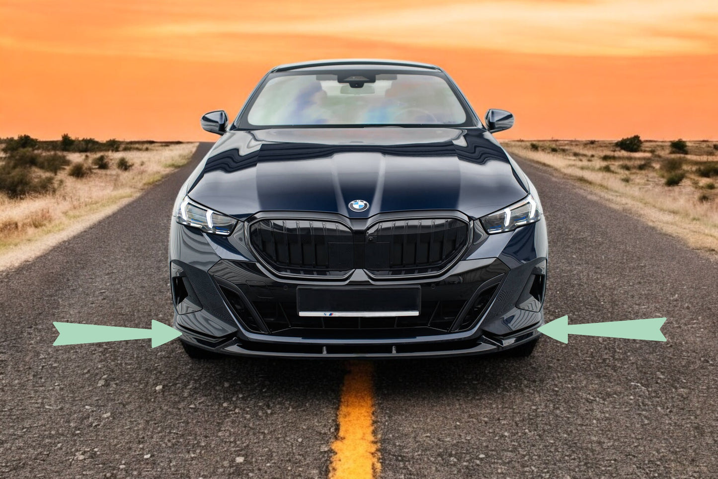 🔥Splitter Anteriore V.1 Adatto Per  BMW 5 / i5 M-Pack G60🔥