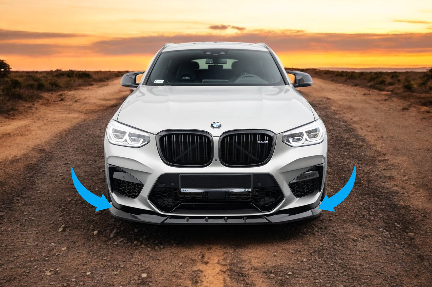 🔥Splitter Anteriore V.1 Adatto Per  BMW X4 M F98🔥