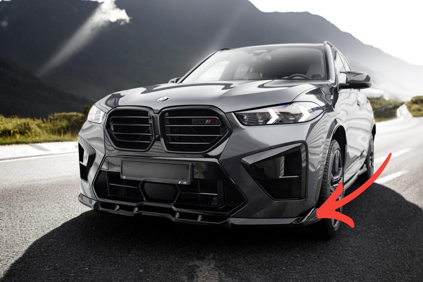 🔥Splitter Anteriore V.1 Adatto Per BMW X5 M F95 Facelift🔥